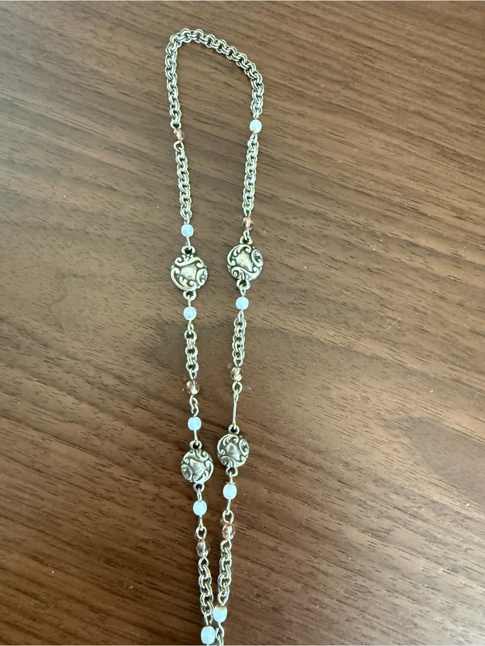 Brighton Silver-Tone Pendant Necklace with Matching Earrings - Picture 2 of 6